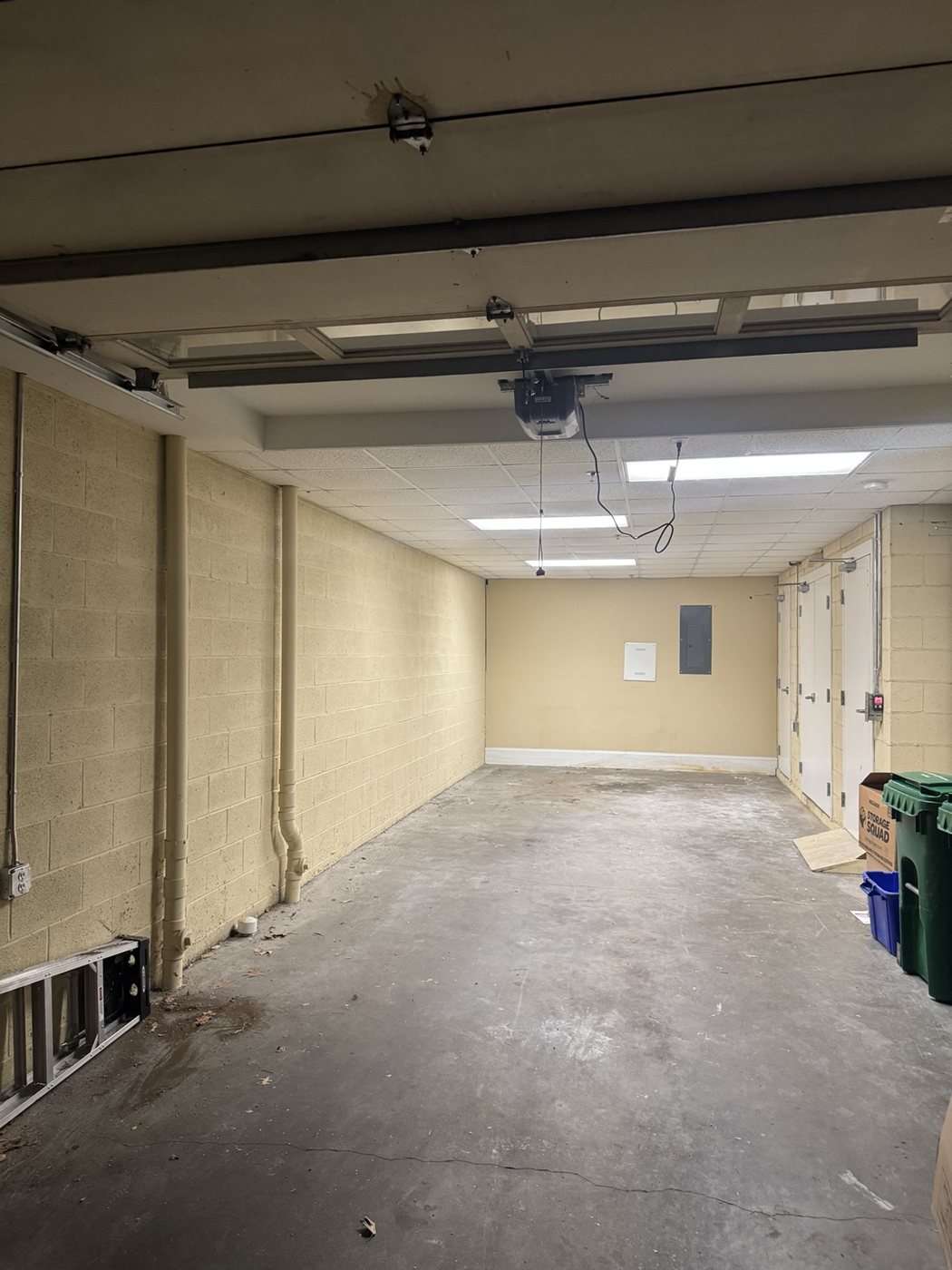 After photo of a garage cleanout project